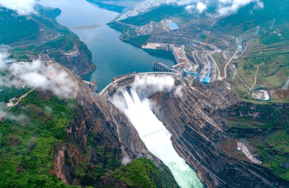 Baihetan hydropower station