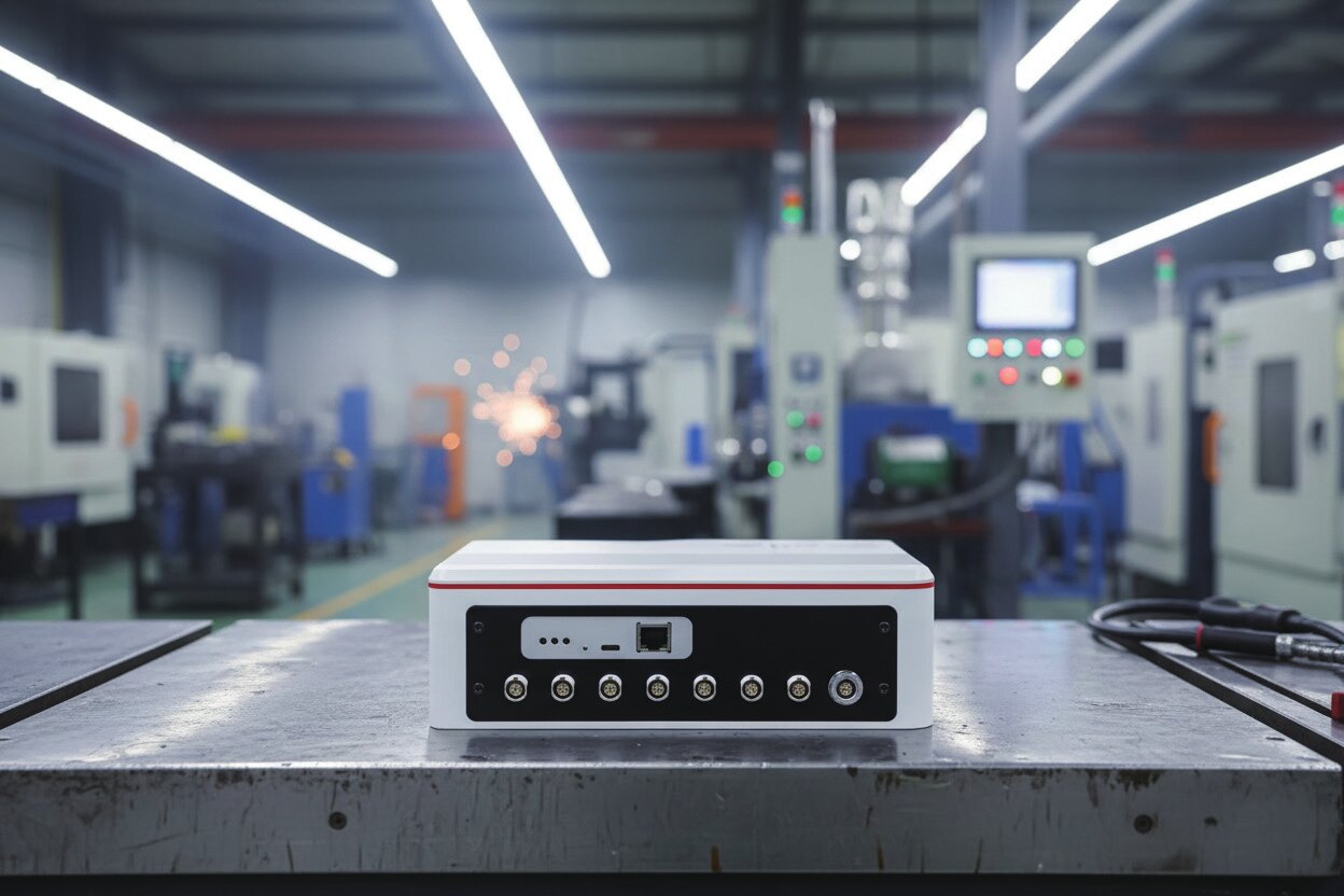 PRO-AQ Max on an industrial test bench