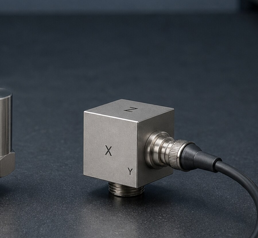 Representative compact triaxial accelerometer