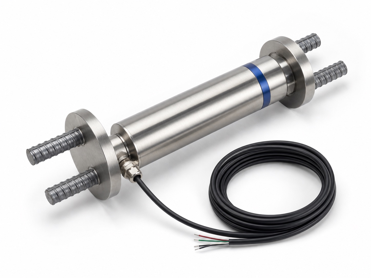 Vibrating-wire concrete stressmeter